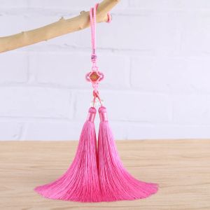 1st Silk Chinese Knot Hang Tassel Fringe Accessories Home Textil Curtain smycken Fynd hängiven Craft Decorative Tassels