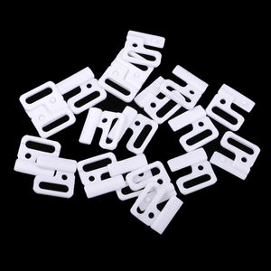 10pcs 14mm Bikini Clip Hook Snap Plastik Verschlüsse BH -Befestigungsmittel Gurt Dessous Supplies zum Nähen von Kleidung Swinwear Accessoires