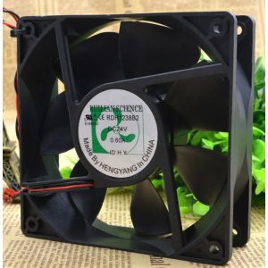 Pads New CPU Fan for RUILIAN RDH1238B2 24V 0.60A Inverter Cooling Fan 12CM 12038 120*120*38mm