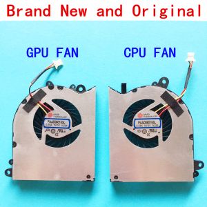 Pads Laptop CPU Cooling Fan Cooler Notebook PC för MSI GS60 6QD 6QE 6QC 2QE 2PE 2PC 2QD 2PL GPU E322500025A0 PAAD06015SL N294 N293