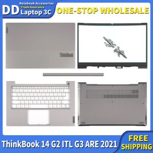 Lenovo Thinkbook 14 G2 ITL G3 için Kılıflar 2021 Dizüstü Bilgisayar LCD Geri Kılıf/Ön Çerçevesi/Palmon/Alt Kılıf Üst ​​Kapağı Menteşe Üst Muhafaza