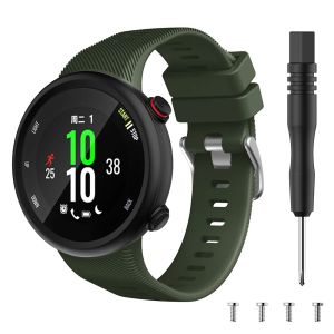 Силиконовый ремешок для часовой полосы для Garmin Swim 2 Smart Watch Band для Garmin Forerunner 45 45s