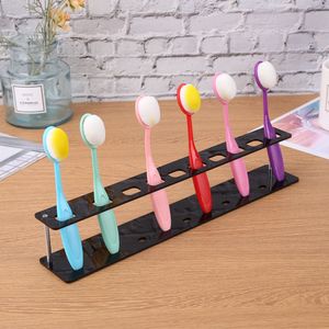 5/10 Hole Oval Brush Holder Rack Acrylic Stand Perfect for Holding Your Oval Blending Brushes Craft Scrapbook Make Cards Tool