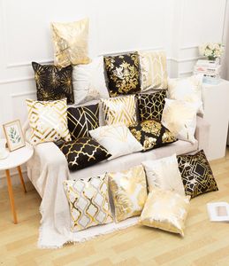 베개 2020 Gilded Case Home European Classical Sofa Cushion Cover Gilt 허리 베개 커버 7441400