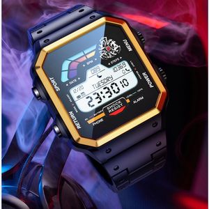 AW38 Smart Watch for Men BT Call IP68 Waterproof Large Memory Outdoor Sports Smartwatch 280mAh Large Battery