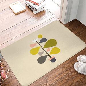 Bath Mats Flower For Bathroom Water Absorbent Plush Soft Rugs Shower Bathtub Side Floor Doormats Household Non-slip Mat Modern