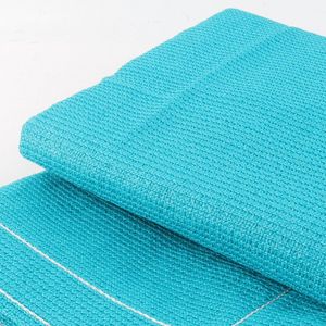 Hellblaue HDPE-Sonnenschutz Segel im Freien Arcrectangle Shading Net Cover Swimming Pool Markisen Garten Sukkulente Pflanzen Unterkunft