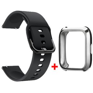 2IN1 Pack для Realme Watch 2 Pro Best Smart Wwatch Браслет силиконовой полосы Realme Watch2 Pro Bumper защитный оболочка