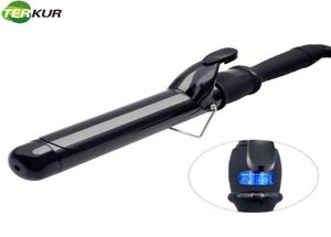 Curling Iron z turmalinową ceramiczną powłoką do włosów Curling Różdżka z izolowaną końcówką salonu fryzjerskiego Waver Maker 21123128515