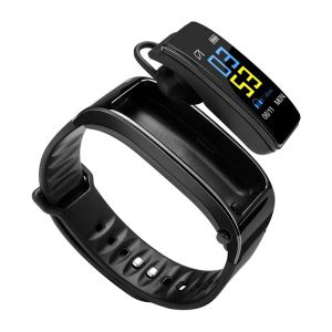 Armbänder Y3 Plus Wireless Bluetooth Earphone Smart Watch Health Tracker -Schrittzähler Fitnessarmband Smart Armband Bluetooth Headset