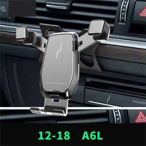 Car Phone Holder For BUDI A3 Q2L A1 A4L A6L Q5L Air Vent Mount Bracket Dedicated Horizontal & Vertical Screen Navigation C101207L