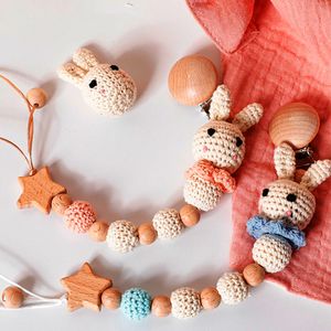 1pcs baby pacifier clip clip dummy nipple nipple chain soother feeder pacifier crochet jods beads ingle baby neckle bracele bracele