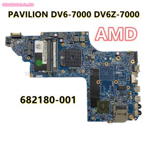 Placa -mãe para HP Pavilion DV67000 DV6Z7000 Laptop Motherboard AMD DDR3 682180001 682180501 682180601 Praining 100% testado