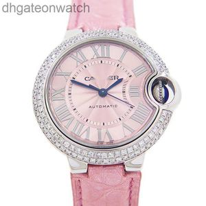 Роскошные тонкие 1to1 Дизайнерские часы картер Womens Watch Blue Balloon Precision Steel Diamond 33 -мм порошковая пластина Автоматическая механическая классическая модная хронографа часы