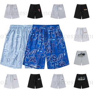 TrapStar Short Designer Shorts Herren Shorts Tracksuits Designer Stickerei Brief Luxus schwarz weiß grauer Regenbogenfarbe Sommersport -Mode -Baumwollkabel Top Short