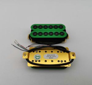 Seltene grüne Humbucker -Gitarren -Pickups Hals und Bridge Green Cover E -Gitarren -Pickups 4C auf Stock7132291