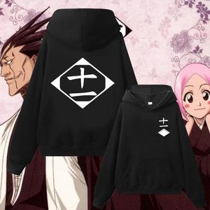 Men's Hoodies Anime Bleach Hoodie Men Women Cosplay Zaraki Kenpachi Kusajishi Yachiru Sweatshirt Harajuku Fashion Cartoon Same