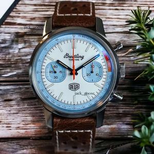 Bretiling Men Watch AAA Automatic Montre Luxe Original Bretiling Top Time Deus Watch Premier Chronograph Designer Movement Watches Luxury Breitl Watch 503