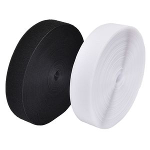 1PAIR 15mm-50mm Mm Black White Fastener Hook and Loop Tape Magic Nastro senza cavo colla Accessori per cucire 1 metro/lotto