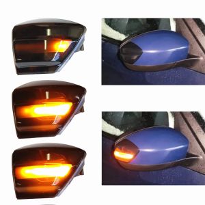 LED Dynamic Turn Signal Light Side Under Mirror Light Puddle Lamp för Ford S-Max 2015-2020 Kuga C394 08-12 C-MAX 11-19