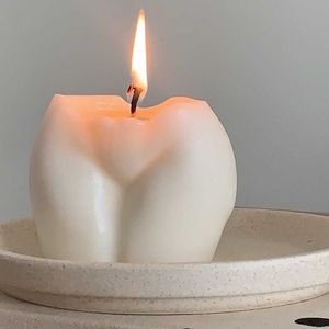 Female Ass Candle Hand-Poured Soy Scented Candle Aesthetic Women Bum Body Mouth Candle Wholesale Personalized Brithday Gift