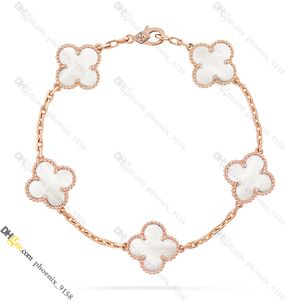 Kette Van Clover Armband 18K Gold Schmuck Designer Armband für Frauen Titanstahl Gold-plattiert nie verblasst nicht allergisch, Geschäft/21890787