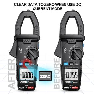 MESTEK FASSAGGIO CLAMP MULTIMETRO DIMALITRO DC/COR CORRENTE AC 6000 COUNT AMP AMP AMP HZ Capacità Hz NCV AMMETRO TENSIONE TENSIONE