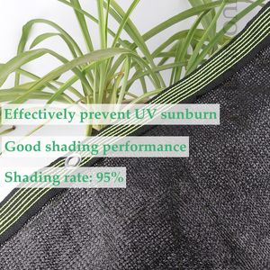 10 Pin HDPE Black Sunshade Net Anti-UV Shading 95% Succulent Plant Cover Outdoor Toldo Greenhouse Sun Shade Cooling Shade Net