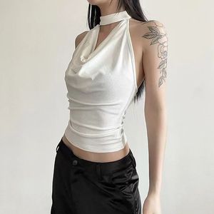 Fashion Street Hottie Halter Vest Female Summer Sexy Halter Top