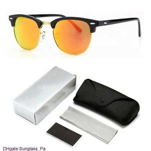 Classic Brand Retro Sunglasses Designer Eyewear Rays Metal Frame Designers Sun Glasses Bans Woman Bands 3016 Glass Lenses AKV6