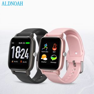 Watches T98 Men Women Sport Smart Watch Body Temperatur IP67 Waterproof Bluetooth Pedometer Heartwatch för Android iOS -telefon