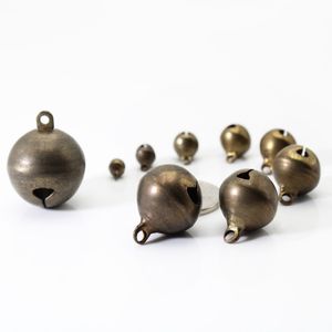 1SET Bronze Metal Jingle Bells Pendants Hanging Loose Beads Festival Party Decor Christmas Tree Decorations/DIYCrafts Accessor