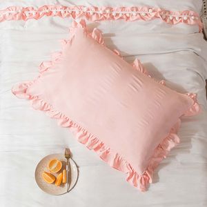 Дорожные наборы для детской комнаты розовые кружевные декор одиночная двуспальная кровать для девочки детская комната Белая одеяло покрывало