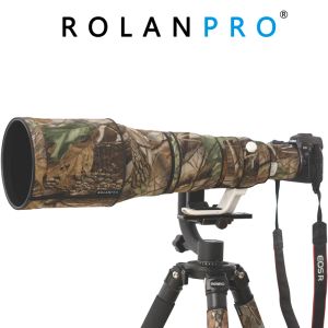 Mount RolanPro Waterproof Lens Cover för Canon RF 600mm F/4 L är USM Camouflage Rain Cover Lens Sleeve Guns Case