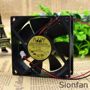 Pads For ADDA 8CM8 cm 8025 DC24V 0.26A AD0824USA71GL power supply fan Test Working