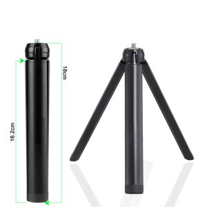 Accessories TUYU Aluminum Alloy Extension Stick Holder Tripod Mount Handheld Gimbal For Go Pro MAX insta 360 ONE X2 19.5cm Tripod New