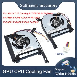 Pads NEW CPU GPU Fan For ASUS TUF Gaming A17 FA706 IV FA706IU FA706IH FX706 FX706IV FX706IU FX706IH FX706II FA506 FA506IV Cooling