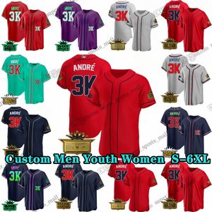 3K S-6XL 13 RonaldAcuna Jr 2024 Baseball Jersey Bright colors red blue light green black purple with patches Stitched Jersey