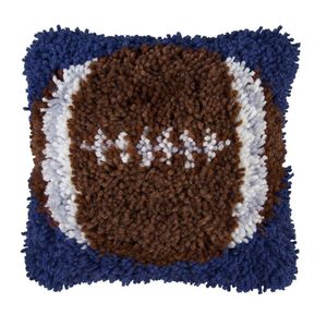 Latch hook pillows kits with Pre-Printed Pattern Cushions crafts Crafts for adults Football Kits for needlework Home decoration