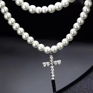 Подвесные ожерелья 2024 Модное ожерелье из жемчуга для женщин для женщин.