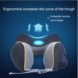 U-Shape Travel Pillow for Airplane Inflatable Neck Pillow Travel Accessories 5 Colors Comfortable Pillows for Sleep Home Textile