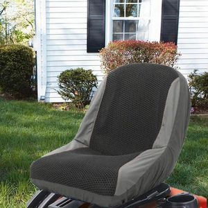 Stol täcker 1st Universal Riding Lawn Mower Tractor Seat Cover Padded Comfort Pad Storage Pouch Breattable