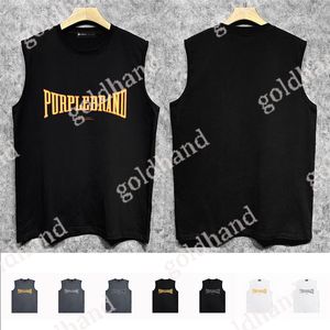 Summer Casual Mens Tees Vest Designer Loose Tank Tops Letter Printed Sleeveless T Shirts Tops