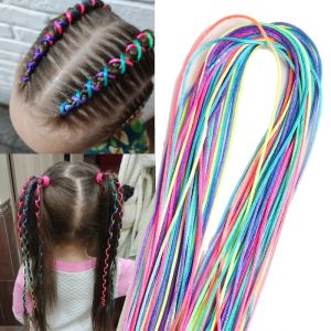 Mescola colorate 5-20 pezzi Treccia per capelli a corda di corda per treccia africana Girl Canceli per capelli Cancelli Ribbons Women Styling Capelli Accessori per capelli