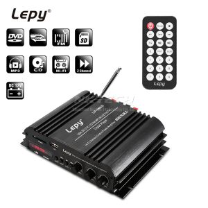 Amplifier LP269S LEPY Bluetooth Car Amplifier Digital Player Hifi Stereo Audio Power 2ch 45W Home Multimedia Support SD USB FM MP3 DVD CD CD