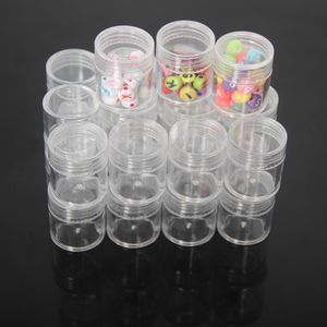 50/100 Wholesale In Bulk Plastic Bottles For Diamond Painting Embroidery Accessories Container Bottles Crystal Bead Storage Jar