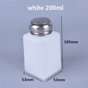 200ml Boş Pompa Dispenser Sıvı UV/LED Jel Lehçe Temizleyici Sökücü Şişe Oje Temiz Aseton Şişesi Manikür Araçları #J36