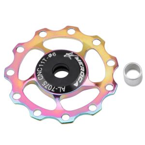 1pcs Bicycle Steel Bearing Derailleur 11T 13T Mountain Road Bike Rear Derailleur Pulley Roller Idler Bearing Jockey Wheel Parts