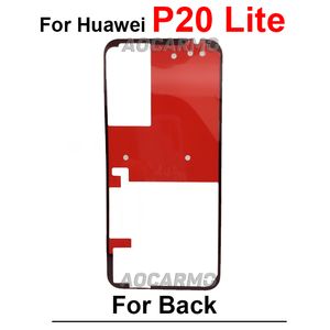 Huawei P20 P20 P30 Lite 5G P40 Pro+ P50 Pro後部ドアステッカーバックカバー接着テープ接着P30Pro P40Pro交換用