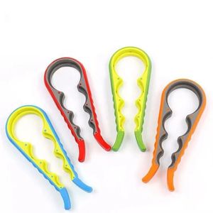 4 in 1 Deckelglas Öffner Handy Screw Cap Opener Multi Purpose können nicht rutschfeste Flaschenflasche Grip Wrench Flasche Küchengeräte können